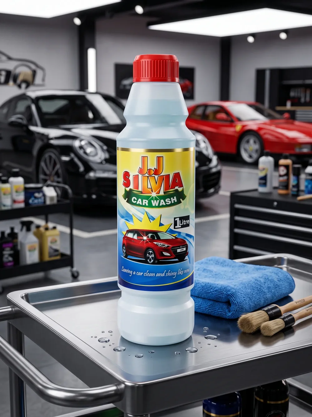 JJ SILVIA CAR WASH - WASH N' WAX (1L)